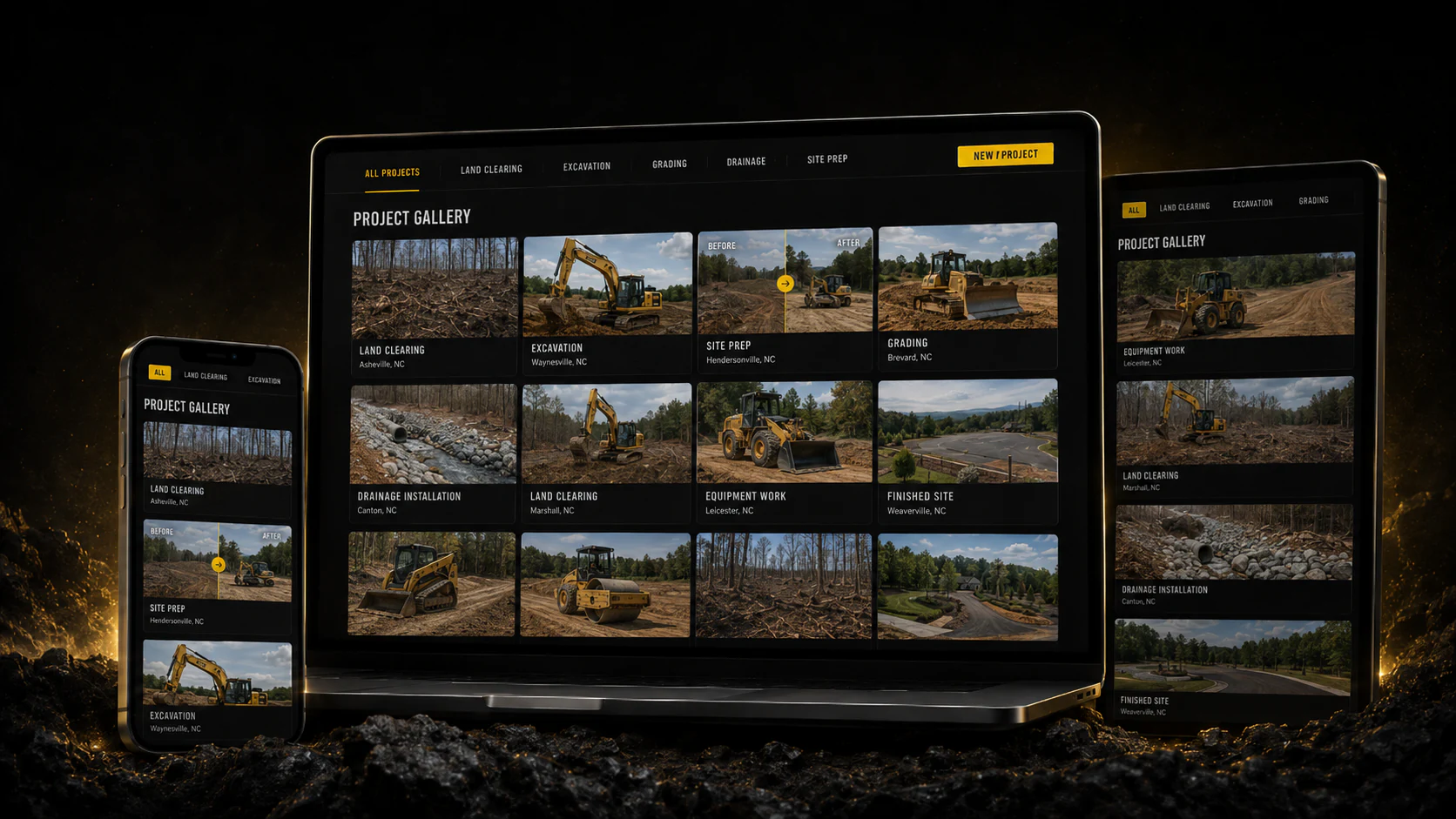 Real Completed-Project Page Preview